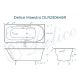 Ванна чугунная Delice Maestro DLR230646R 200х85 с отверстиями под ручки Ванна чугунная Delice Maestro DLR230646R 200х85 с отверстиями под ручки