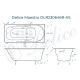 Ванна чугунная Delice Maestro DLR230646R-AS 200х85 с отверстиями под ручки и антискользящим покрытием Ванна чугунная Delice Maestro DLR230646R-AS 200х85 с отверстиями под ручки и антискользящим покрытием