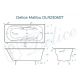 Ванна чугунная Delice Malibu DLR230607 170x75 Ванна чугунная Delice Malibu DLR230607 170x75