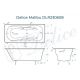 Ванна чугунная Delice Malibu DLR230608 170x70 Ванна чугунная Delice Malibu DLR230608 170x70