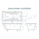 Ванна чугунная Delice Malibu DLR230610 180x80 Ванна чугунная Delice Malibu DLR230610 180x80