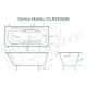 Ванна чугунная Delice Malibu DLR230628 140х75 белая Ванна чугунная Delice Malibu DLR230628 140х75 белая