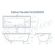 Ванна чугунная Delice Parallel DLR 220503 150x70см белый Ванна чугунная Delice Parallel DLR 220503 150x70см белый