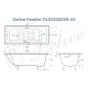 Ванна чугунная Delice Parallel DLR220503RB-AS 150х70 с черными матовыми ручками Ванна чугунная Delice Parallel DLR220503RB-AS 150х70 с черными матовыми ручками