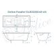 Ванна чугунная Delice Parallel DLR220504RB-AS 160х70 с черными матовыми ручками Ванна чугунная Delice Parallel DLR220504RB-AS 160х70 с черными матовыми ручками