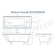 Ванна чугунная Delice Parallel DLR220505 170x70см белый Ванна чугунная Delice Parallel DLR220505 170x70см белый