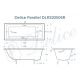 Ванна чугунная Delice Parallel DLR220505RB 170х70 с черными матовыми ручками Ванна чугунная Delice Parallel DLR220505RB 170х70 с черными матовыми ручками