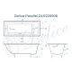 Ванна чугунная Delice Parallel DLR 220506 180x80см белый Ванна чугунная Delice Parallel DLR 220506 180x80см белый