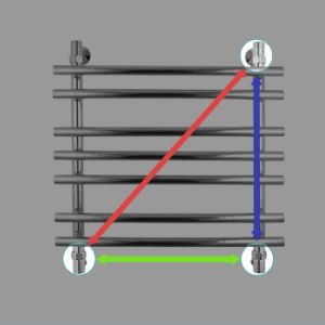 Полотенцесушитель водяной Energy Ideal 600x500