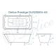 Ванна чугунная Delice Prestige DLR230614-AS 160х70 с антискользящим покрытием Ванна чугунная Delice Prestige DLR230614-AS 160х70 с антискользящим покрытием