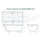 Ванна чугунная Delice Repos DLR220508RB-AS 170х70 с черными матовыми ручками