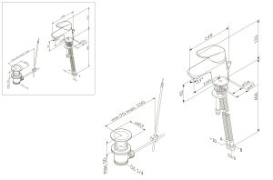 Смеситель Am.Pm Like F8082100 для раковины с д/к