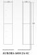 Шкаф-колонна BelBagno правосторонний 160x33см Bianco Opaco AURORA-1600-2A-SC-BO-P-R