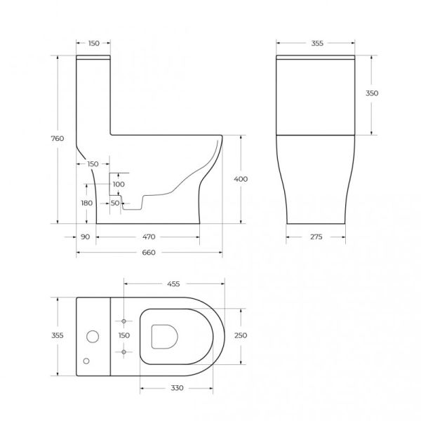 Унитаз BelBagno NEON BB8617CPR-MN/SC с сиденьем Микролифт Унитаз BelBagno NEON BB8617CPR-MN/SC с сиденьем Микролифт