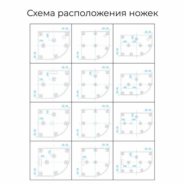 Душевой поддон RGW ST/R-W 16153100-01 100x100см белый