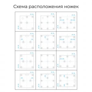 Душевой поддон RGW ST-W 16152075-01 75x75см белый