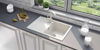 Смеситель для кухни Ulgran Quartz UQ-022-08 космос Смеситель для кухни Ulgran Quartz UQ-022-08 космос