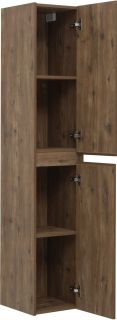 Шкаф-пенал для ванной Aquanet Nova Lite 35 дуб рустикальный