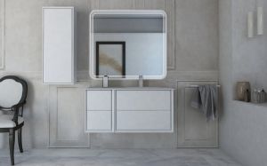 Шкафчик под раковину Cezares 35x48 Bianco Opaco Bellagio 54717