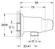 Подключение для душевого шланга Grohe Movario 28406000 хром