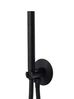 Душевой комплект Filarete Roun FL1032BL чёрный матовый