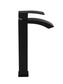 Смеситель для раковины Filarete Waterfall FL6010BL чёрный матовый