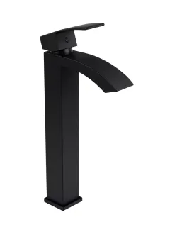 Смеситель для раковины Filarete Waterfall FL6010BL чёрный матовый