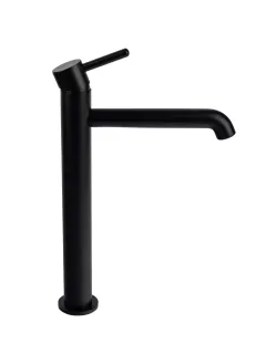 Смеситель для раковины Filarete Roun FL6020BL чёрный матовый