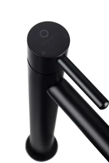 Смеситель для раковины Filarete Roun FL6020BL чёрный матовый