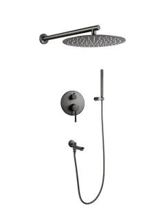 Душевой комплект Filarete Roun FL1020BG графит