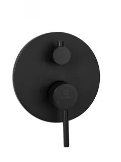Душевой комплект Filarete Roun FL1023BL чёрный матовый