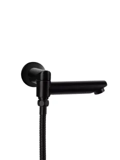 Душевой комплект Filarete Roun FL1022BL чёрный матовый