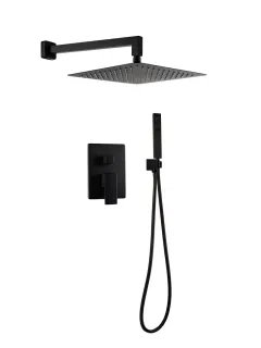 Душевой комплект Filarete Fing FL1043BL чёрный матовый