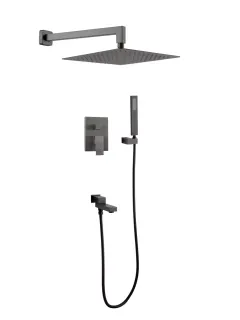 Душевой комплект Filarete Fing FL1040BG графит