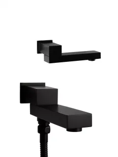 Душевой комплект Filarete Fing FL1042BL чёрный матовый
