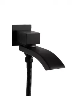Душевой комплект Filarete Waterfall FL1010BL чёрный матовый