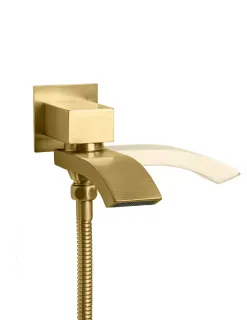 Душевой комплект Filarete Waterfall FL1012MG золото матовое