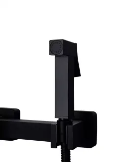 Гигиенический душ со смесителем Filarete FL111BL чёрный матовый