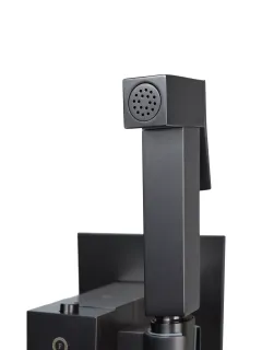 Гигиенический душ со смесителем Filarete FL104BG с термостатом графит