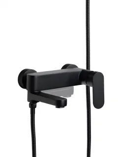 Смеситель для ванны и душа Filarete FL2130BL чёрный матовый