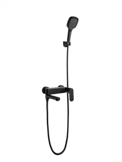 Смеситель для ванны и душа Filarete FL2130BL чёрный матовый
