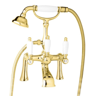 Смеситель на борт ванны, золото Cezares FIRST-PBV-03/24-Bi
