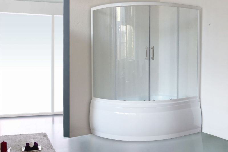 Шторка на ванну Royal Bath Alpine 170см белый RB170ALP-T