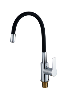 Смеситель для кухонной мойки с гибким изливом RUSH Siple (SI7335-60Black) Смеситель для кухонной мойки с гибким изливом RUSH Siple (SI7335-60Black)