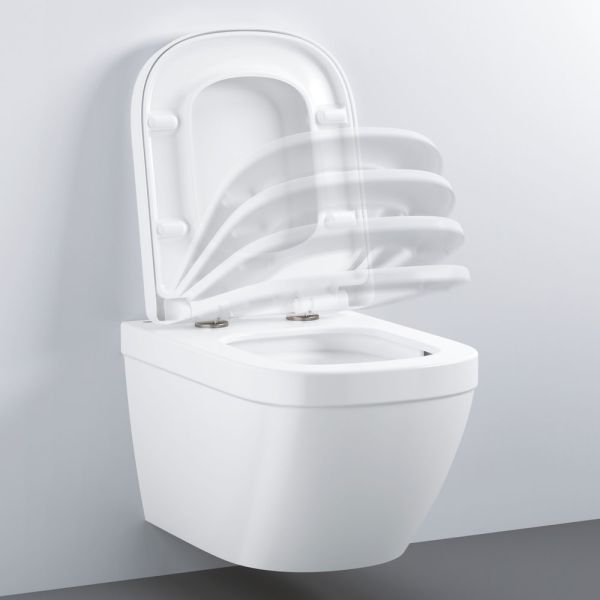 Сиденье для унитаза с микролифтом, GROHE Euro Ceramic, альпин-белый, (39330001)