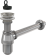 Сифон для раковины AlcaPlast 1 1/4"х32 цельнометаллический с водосливом 5/4" A437