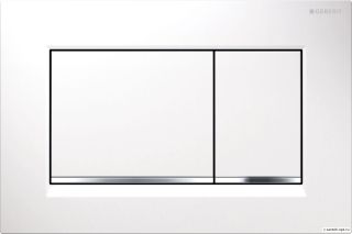 Кнопка смыва Geberit sigma 30 115.883.KJ.1 белый/хром Кнопка смыва Geberit sigma 30 115.883.KJ.1 белый/хром