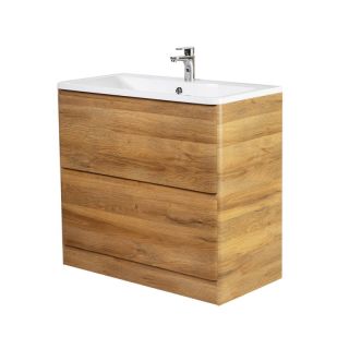 Тумба под раковину BelBagno напольная 100x85см Rovere Rustico ALBANO-1000-2C-PIA-RR