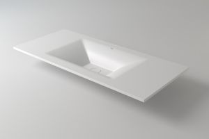 Столешница с раковиной Holbi Sirius 100см белый матовый 1.05.002.11.1