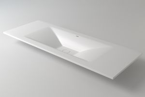 Столешница с раковиной Holbi Sirius 120см белый матовый 1.05.003.11.1